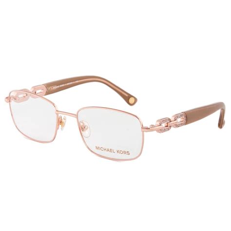 michael kors clear glasses rose gold|Michael Kors prescription sunglasses.